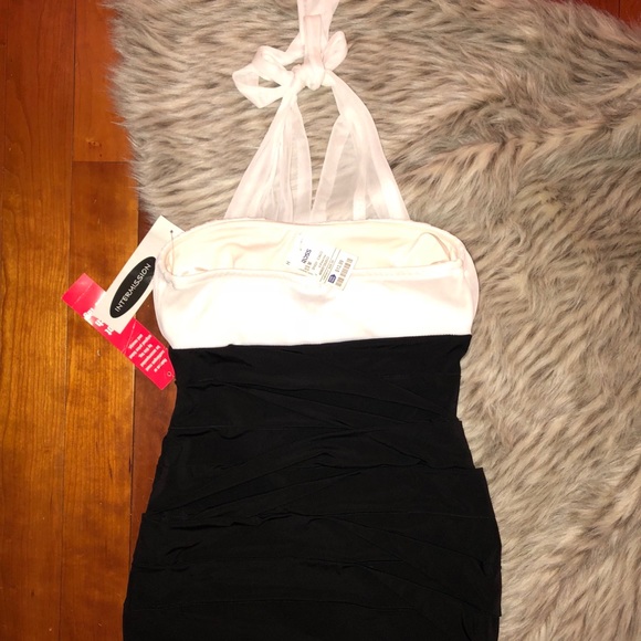 NWT! Black and white dress - Picture 6 of 8